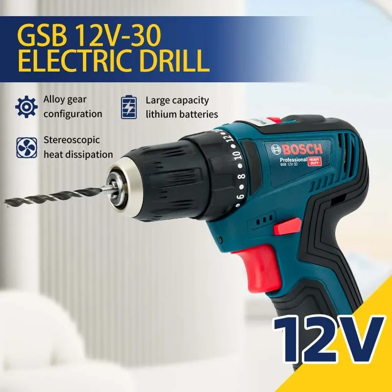 보쉬-GSB 12V-30 전문가용 전기 드릴, 무선 드 - Power Drill Cordless 리뷰 및 가격